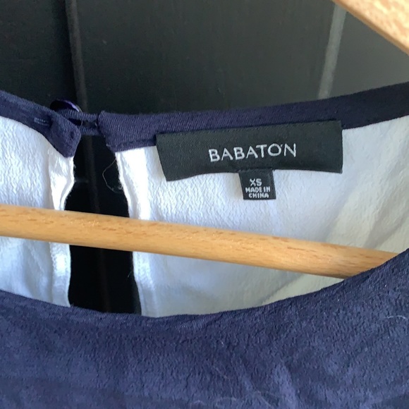 Aritzia Babaton Silk Short Sleeve Blouse - Picture 5 of 6